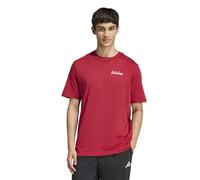 adidas Men's Novelty Bowl Graphic T-Shirt, Active Maroon, XXL
