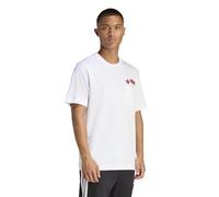 adidas Men's Novelty Dart Graphic T-Shirt, White, XS