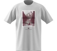 adidas Men's Outdoor Kayaking Graphic T-Shirt, White, S