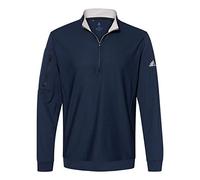 adidas Mens Performance Texture Quarter-Zip Pullover (A295)