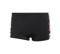 adidas Men's RIPSTREAM Team Graphic Swim Boxers, Black, 34