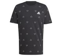 Adidas Men's Seasonal Essentials Monogram Graphic Tee T-Shirt, Black, L Tall 3 inch