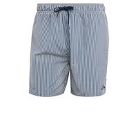 adidas Sportswear Seersucker Stripy 5" Badeshorts Herren JX2674 - wonder white/preloved ink XS
