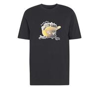 adidas Men's Snack Popcorn Graphic T-Shirt, Black, L