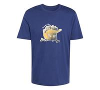 adidas Men's Snack Popcorn Graphic T-Shirt, Dark Blue, M