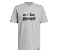 adidas Men's Sportsman Mountain Graphic T-Shirt, medium Grey Heather, S