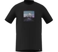adidas Men's Summer Heat Graphic T-Shirt, Black, XXL