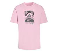 adidas Men's Summer Slides Relax Graphic T-Shirt, True pink, S