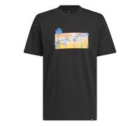 adidas Men's Summer Sunset Graphic T-Shirt, Black, XL