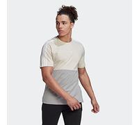 Adidas Mens T-Shirt (Short Sleeve) M Cb T, Linen Greelmost Yellow/Alumina, HK2887, L