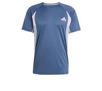 adidas Men's Tech Apparel Colorblock T-Shirt Preloved Ink 2XL