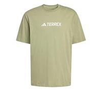 Funktionsshirt ADIDAS TERREX "TX LOGO TEE", Herren, Gr. XXL, tent grün, Obermaterial: 100% Baumwolle, normal, Rundhals, Shirts Funktionsshirt (48119207-XXL) tent grün