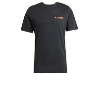 adidas Men's Terrex Graphic T-Shirt Black/Semi Impact Orange XL
