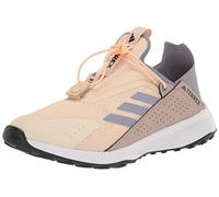 adidas Men's Terrex Voyager 21 Slip-On Heat.RDY Walking Shoe, Sand Strata/Silver Violet/Acid Orange, 9.5