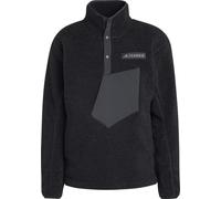 Adidas Men's Terrex Xploric High Pile Fleece Pullover Sweatshirt Black M