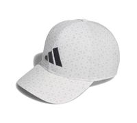 adidas Men's Tour Print Snapback HAT, White, M-L