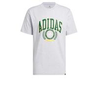 adidas Men's Varsity Crest Grafik T-Shirt Light Grey Heather XL