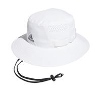 adidas Men's Victory 4 Bucket Hat, White/Onix Grey, Large-X-Large