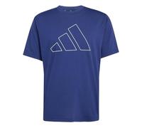 adidas Men's Workout Essentials FEELREADY Logo T-Shirt, Dark Blue, L
