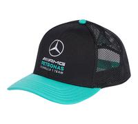 Adidas Mercedes-amg Petronas F1 Team Dna Flatbrim Kappe 51 cm Black / Semi Mint Rush