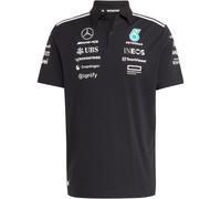 adidas Herren Mercedes - AMG Petronas Formula ONE Team Team Polo Black Men, Black/White, S
