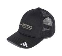 adidas Unisex Mercedes - AMG Petronas Formula ONE Team Snapback Logo Trucker Cap, Black/White, M