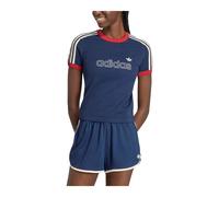 Adidas - Mesh Cali Tee - - Sport - Damen - Blau - S