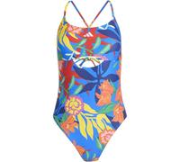 Adidas Mexicana Florals Tie-back Swimsuit Blau 36 Frau