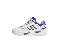 adidas MIDCITY Low Shoes, Unisex-Kinder Sneaker, core White/Lucid Blue/Lucid Lemon,