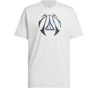 adidas Millennium Hoops Graphic T-Shirt Herren JX1738 - grey one XL