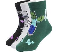 Adidas Minecraft 3 Pairs PER Pack Socks Kinder Socken, grau KXXL