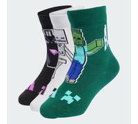 Adidas Minecraft 3 Pairs PER Pack Socks Kinder Socken, grau XS