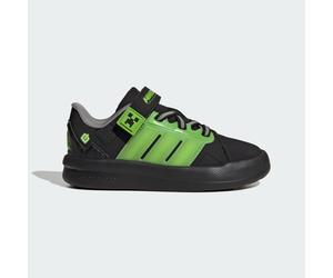 ADIDAS MINECRAFT LIGHTORAMA COURT KIDS SCHUH Core Black / Cloud White / Charcoal Solid Grey 30