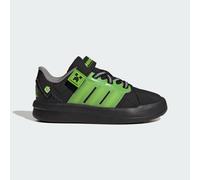 ADIDAS MINECRAFT LIGHTORAMA COURT KIDS SCHUH Core Black / Cloud White / Charcoal Solid Grey 31 1/2