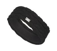 adidas Modisches Strick-Stirnband für Damen, Schwarz/Grau/Silber Metallic F23, EinheitsgröÃŸe