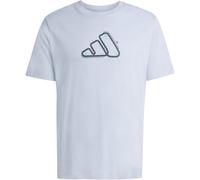 adidas Motorsport Track Graphic T-Shirt Herren JZ5051 - halo silver 4XL
