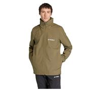 Adidas Men's Multi Essentials 2L Rain Jacket Olive Strata XL