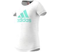 adidas Must Haves Kinder / Teenager T-Shirt weiß/türkis, 140