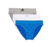 adidas Nahtlose Damen-Slips, 3er-Pack, Pblujac/Mhg/Wht, S