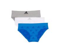 adidas Nahtlose Hipster-Unterwäsche für Damen, 3er-Pack, Pblujac/Mhg/Wht, L