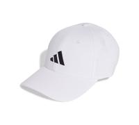 Adidas Unisex Baseball Cap Cotton New Logo, White/Black, M-L