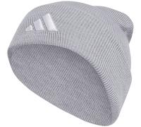 Adidas Unisex New Logo Beanie Cuff, Light Grey Heather/White, M