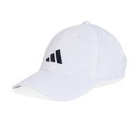 Adidas Baseballcap Bball Lt Unisex – bestickt, neues Logo – Weiß/Schwarz S-M