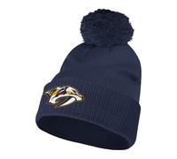 adidas NHL-Bommelmütze mit Bündchen, NHL Teams (Nashville Predators, dunkelblau)