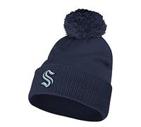 adidas NHL-Bommelmütze mit Bündchen, NHL Teams (Seattle Kraken, dunkelblau)