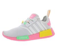adidas NMD_R1 Kinderschuhe, Weiß/Rosa/Gelb/Minzweiß, 37 1/3 EU