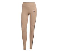adidas Optime 3-Streifen Full Length Leggings, Farbe Braun, Größe XL