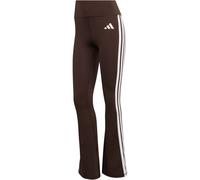 adidas Optime Essentials 3-Streifen Flared Leggings Damen KC7868 - aurora coffee/white XS