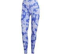 Adidas Optime Essentials Allover Print Blume Tie-Dye Leggings | grau | Damen | L | JF3169 L