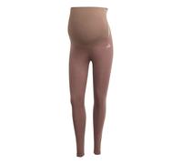 adidas Optime Essentials Full-Length Leggings - Umstandsmode, Farbe Braun, Größe XL